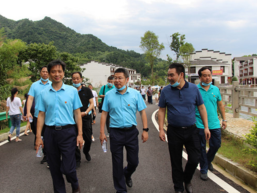 鄂旅投咸寧集團與九宮山管委會聯合組織黨建調研活動，助力鄉村振興發展